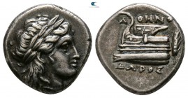 Bithynia. Kios . ΑΘΗΝΟΔΩΡΟΣ (Athenodoros), magistrate circa 345-315 BC. Hemidrachm AR