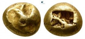 Ionia. Uncertain mint circa 650-600 BC. 1/12 Stater EL or Hemihekte. Milesian standard