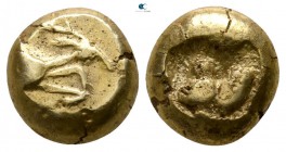 Ionia. Uncertain mint circa 600-550 BC. Hekte - 1/6 Stater EL. Phokaic standard