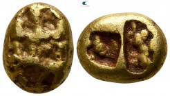 Ionia. Uncertain mint or Samos circa 650-600 BC. Half-stater EL