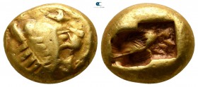 Kings of Lydia. Sardeis. Time of Alyattes to Kroisos circa 620-539 BC. Trite - Third Stater EL