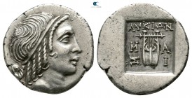 Lycia. Masikytes. Lycian League circa 35-30 BC. Hemidrachm AR