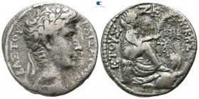Seleucis and Pieria. Antioch. Augustus 27 BC-AD 14. Tetradrachm AR