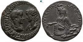 Mesopotamia. Singara. Gordian III, with Tranquillina AD 238-244. Struck circa AD 238-239. Bronze Æ