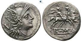 Anonymous 211-208 BC. Rome. Quinarius AR
