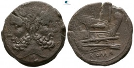 206-195 BC. L serie. Luceria. As Æ