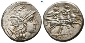 Anonymous circa 179-170 BC. Rome. Denarius AR