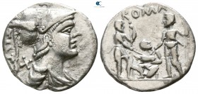 Ti. Veturius 137 BC. Rome. Denarius AR