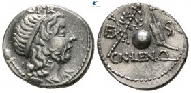 Cn. Cornelius Lentulus 76-75 BC. Spain. Denarius AR