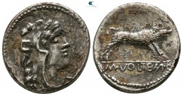 M. Volteius M. f. 75 BC. Rome. Fourreè Denarius AR