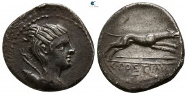 C. Postumius 73 BC. Rome. Denarius AR