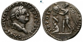 Vespasian AD 69-79. Struck AD 79. Rome. Denarius AR
