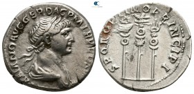 Trajan AD 98-117. Struck circa AD 113/114. Rome. Denarius AR