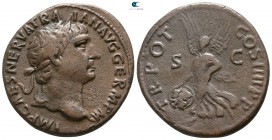 Trajan AD 98-117. Struck AD 99-100. Rome. As Æ