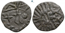 Early Goths. Mint in Taman peninsula circa AD 300-400. Denarius Bi