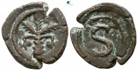 Heraclius AD 610-641. Alexandria. Hexanummium Æ