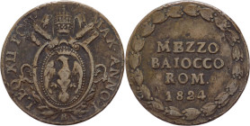 Stato Pontificio - Bologna - Leone XII (1823-1829) - Mezzo baiocco 1824 A. I - Pag. 119 - Ae

qBB 

SPEDIZIONE SOLO IN ITALIA - SHIPPING ONLY IN I...