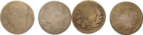 Regno delle Due Sicilie - Gioacchino Murat (1808-1815) - lotto di 2 monete da 3 grana 1810 - Ae

med.qMB 

SPEDIZIONE SOLO IN ITALIA - SHIPPING ON...
