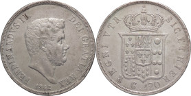 Regno delle Due Sicilie - Ferdinando II di Borbone (1830-1859) - 120 grana 1842 IV° tipo - Ag. 

SPL

SPEDIZIONE SOLO IN ITALIA - SHIPPING ONLY IN...