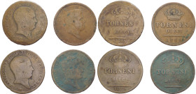Regno delle Due Sicilie - lotto di 4 monete da 10 tornesi di anni vari - Ae

med.qMB 

SPEDIZIONE SOLO IN ITALIA - SHIPPING ONLY IN ITALY
