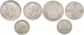 Inghilterra - Lotto di 3 monete: One Shilling 1915; One Florin 1914; Half Crown 1915 - Ag.

SPEDIZIONE SOLO IN ITALIA - SHIPPING ONLY IN ITALY