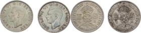 Gran Bretagna - Giorgio VI (1936-1952) - lotto di 2 monete da 2 shilling 1937 e 1941 - Ag

med.mBB 

SPEDIZIONE SOLO IN ITALIA - SHIPPING ONLY IN ...