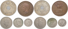 Lotto - Giorgio VI (1936-1952) Lotto di 5 Monete composto da 1 Penny 1937, 1938 - 1 Shilling 1947 - 6 Pence 1942 - 3 Pence 1944

med.BB+

SPEDIZIO...