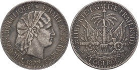 Haiti - 1 Gourde 1887 - Ag. - KM 46

SPEDIZIONE SOLO IN ITALIA - SHIPPING ONLY IN ITALY