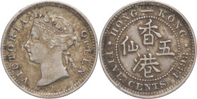 Hong Kong - Victoria (1837-1900) 5 cents 1898 - Ag. - KM 5

SPL

SPEDIZIONE SOLO IN ITALIA - SHIPPING ONLY IN ITALY