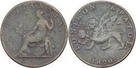 Isole Ionie - Giorgio III (1760-1820) - 2 lepta 1820 - KM# 31 - Cu 

BB 

SPEDIZIONE SOLO IN ITALIA - SHIPPING ONLY IN ITALY