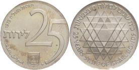 Israele - 25 Lirot 1975 - 25° Anno dello Stato di Israele" - Ag.

SPEDIZIONE IN TUTTO IL MONDO - WORLDWIDE SHIPPING