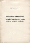 GAMBERINI DI SCARFEA C. - Attribuzione e classificazione di una sconosciuta contraffazione italiana al tipo tedesco delle kippermunzen. Bologna, 1981....