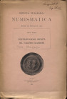 BOSCO E. - Contraffazione inedita del tallero olandese. Milano, 1916. pp. 2, con ill. nel testo. brossura editoriale, sciupata, buono stato, raro.