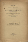 AMBROSOLI S. - La zecca di Cantù e un codice della Trivulziana. Milano, 1904. pp. 4, con ill. nel testo. brossura editoriale, buono stato, raro.