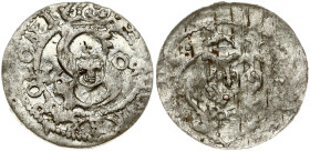 Poland 1 Solidus 1609 Riga. Sigismund III Waza (1587-1632). Obverse: Large S monogram divides date. Reverse: Crowned arms. Silver. Gerbaszewski 3.1. R...