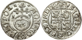 Poland 1/24 Thaler 1617 Bydgoszcz. Sigismund III Vasa (1587-1632). Obverse: Crowned shield. Reverse: 24 within orb dividing date. Silver. Nechitailo-Z...