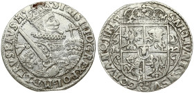 Poland 1 Ort 1622 (PRVS:M+) Bydgoszcz. Sigismund III Vasa (1587-1632). Obverse: Crowned half-length figure right. Reverse: Crowned shield within fleec...