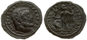 Roman Empire Follis Licinius I (308-324 AD). Siscia. 315/6 AD. Obverse: IMP LIC LICINIVS P F AVG laureate head of Licinius I right. Reverse: IOVI CON-...