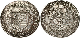 France Sedan 1 Ecu - 30 Sols 1614 Henri de la Tour d'Auvergne (1591-1623). Obverse: Eagle facing right with coat of arms of Bouillon on chest. Letteri...