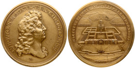 France Medal Ludovicus Louis XIV 1675/1972 The Hotel des Invalides. Medal, from the Monnaie de Paris. Minted in 1972. Some traces of handling, minimal...