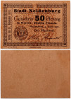 Germany East Prussia 50 Pfenning 1917 Banknote. Neidenburg. 1917. 50 pfenning.