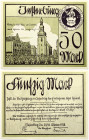 Germany East Prussia 50 Mark Insterburg 1918 Banknote (Isrutis).