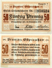 Germany East Prussia 50 Pfennig 1918 Königsberg Banknote. 50 pfennig 1918 year № 970524
