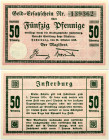 Germany East Prussia 50 Pfennig 1918 Interburg (Isrutis) Banknote. Isrutis (Interburg) 50 pfennig 1918 № 139362