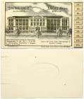Lithuania Coupon 1912 for Donations “Saulės namai” Kaunas. Paper. №1102 Diameter 89x154mm.