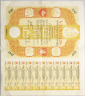 Lithuania Credit Loan Slip 100 Litų 1939 Vilnius. 100 litas. 1939. № C 024378. Paper. Diameter 294x332mm
