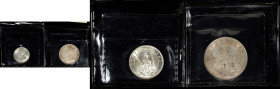 CANADA. Newfoundland. Duo of 50 & 25 Cents (2 Pieces), 1917 & 1918. Ottawa Mint. George V. Both ICCS Certified.
1) 50 Cents, 1918-C. ICCS AU-50. KM-1...
