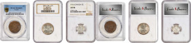 CANADA. Trio of Mixed Denominations (3 Pieces), 1910-1918. Ottawa Mint. All NGC or PCGS Certified.
1) Cent, 1910. Edward VII. PCGS MS-65 Brown. KM-8....