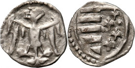 Ludwik Węgierski 1370-1382, denar, Kraków, bez znaku