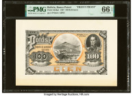 Bolivia Banco Potosi 100 Bolivianos 1.1.1887 Pick S226p1 Front Proof PMG Gem Uncirculated 66 EPQ. Nine POCs. 

HID09801242017

© 2022 Heritage Auction...